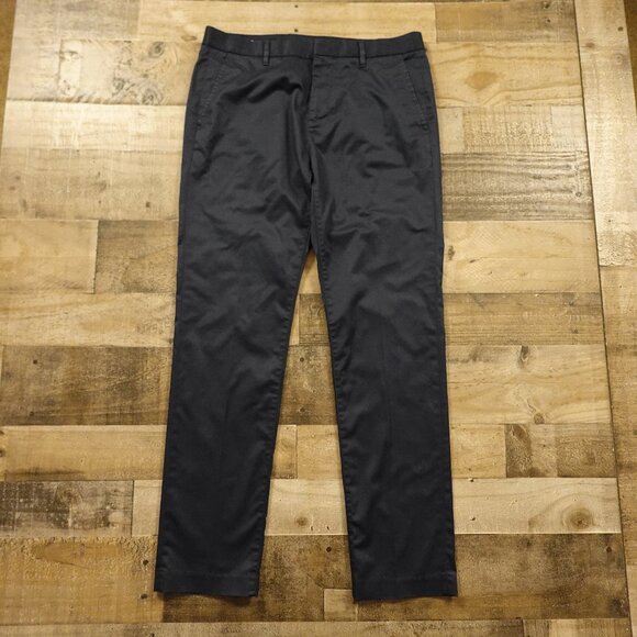 Bonobos Tailored Fit Stretch Cotton Chinos Men’s 33x32 Navy Blue Casual Pants - Picture 1 of 15